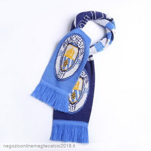 Online Sciarpa Calcio Manchester City Knit Blu