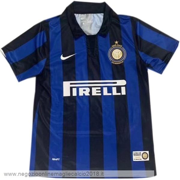 Home Online Maglia Inter Milán Retro 2007 2008 Blu