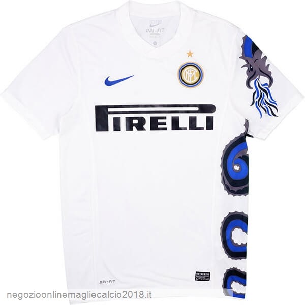 Away Online Maglie Calcio Inter Milán Retro 10 11 Bianco