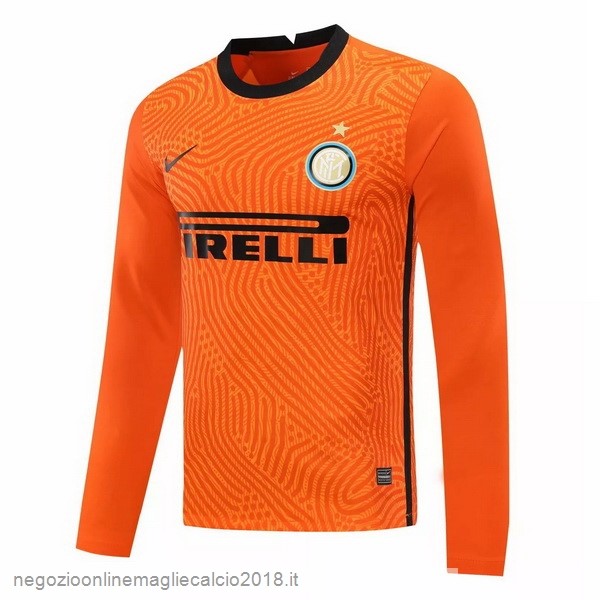 Manica lunga Portiere Inter Milán 2020/21 Arancione