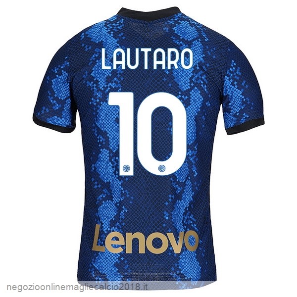 NO.10 Lautaro Home Online Maglia Inter Milán 2021/2022 Blu