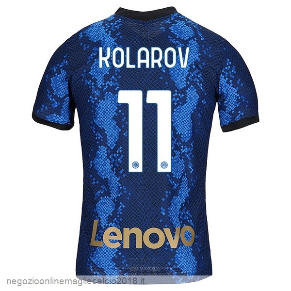 NO.11 Kolarov Home Online Maglia Inter Milán 2021/2022 Blu
