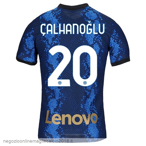 NO.20 Çalhanoğlu Home Online Maglia Inter Milán 2021/2022 Blu