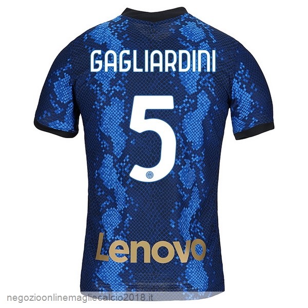 NO.5 Gagliardini Home Online Maglia Inter Milán 2021/2022 Blu