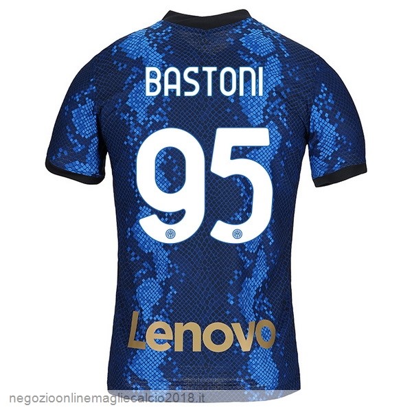 NO.95 Bastoni Home Online Maglia Inter Milán 2021/2022 Blu
