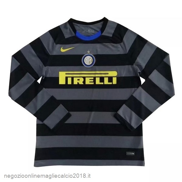 Terza Online Manica lunga Inter Milán 2020/21 Grigio