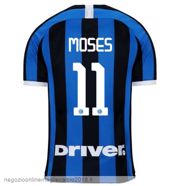 NO.11 Moses Home Online Maglia Internazionale Milano 2019/20 Blu