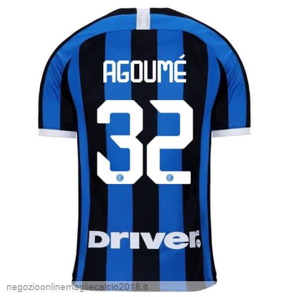 NO.32 Agoumé Home Online Maglia Internazionale Milano 2019/20 Blu