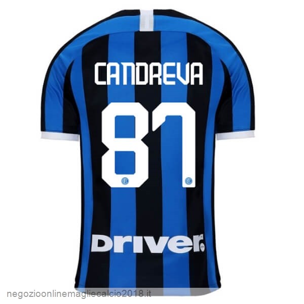 NO.87 Candreva Home Online Maglia Internazionale Milano 2019/20 Blu