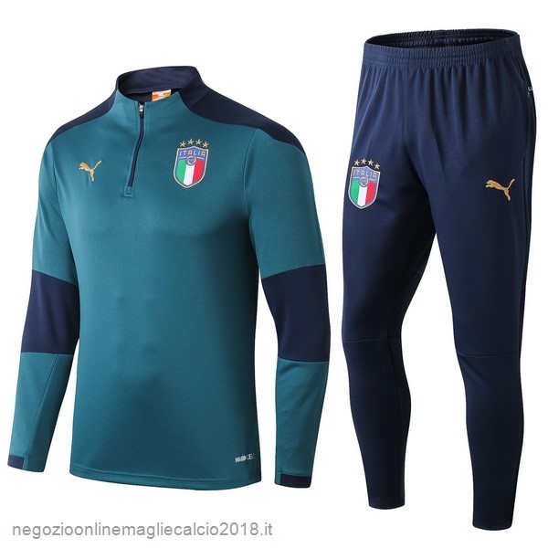 Tuta Calcio Italia 2019 Blu Verde