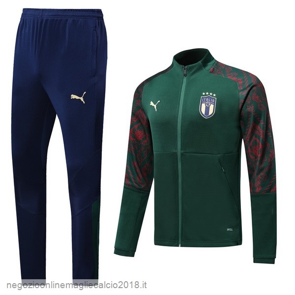 Tuta Calcio Italia 2019 Verde Blu