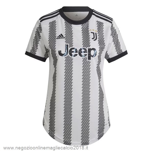 Home Online Maglia Donna Juventus 2022/23 Nero Bianco