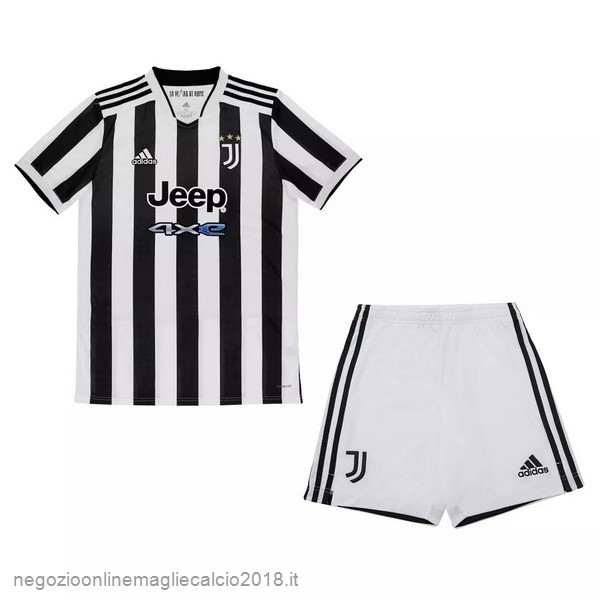 Home Online Conjunto De Bambino Juventus 2021/22 Bianco Nero