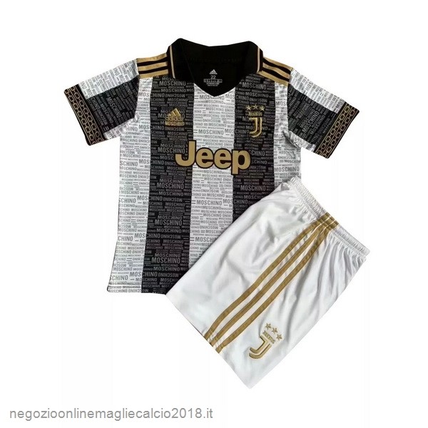 speciale Conjunto De Bambino Juventus 2020/21 Grigio Bianco