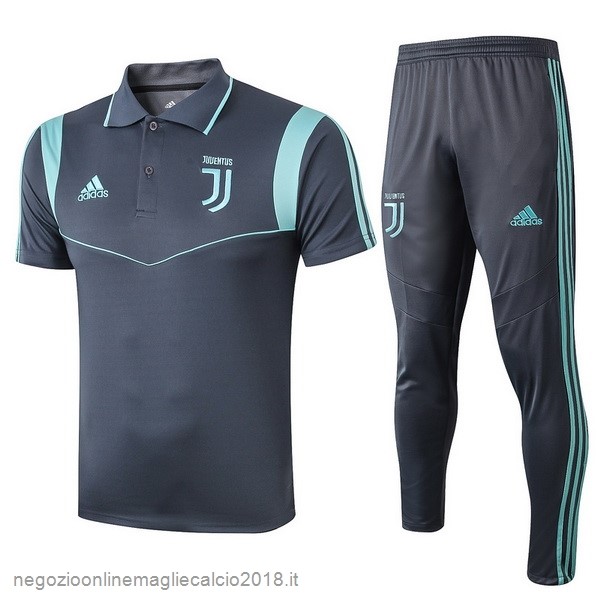 Online Set Completo Polo Juventus 2019/20 Grigio Blu