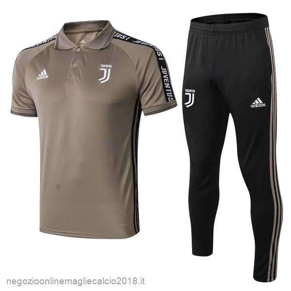 Online Set Completo Polo Juventus 2019/20 Marrone Nero