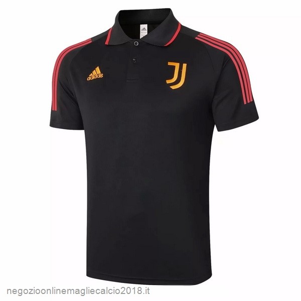 Polo Juventus 2020/21 Nero Rosso