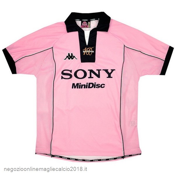Away Online Maglie Calcio Juventus Retro 1997 1998 Rosa