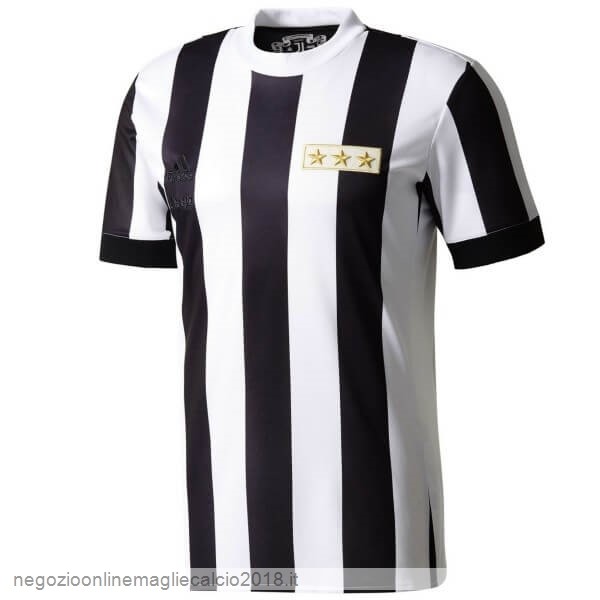 Home Online Maglie Calcio Juventus 120th Bianco Nero