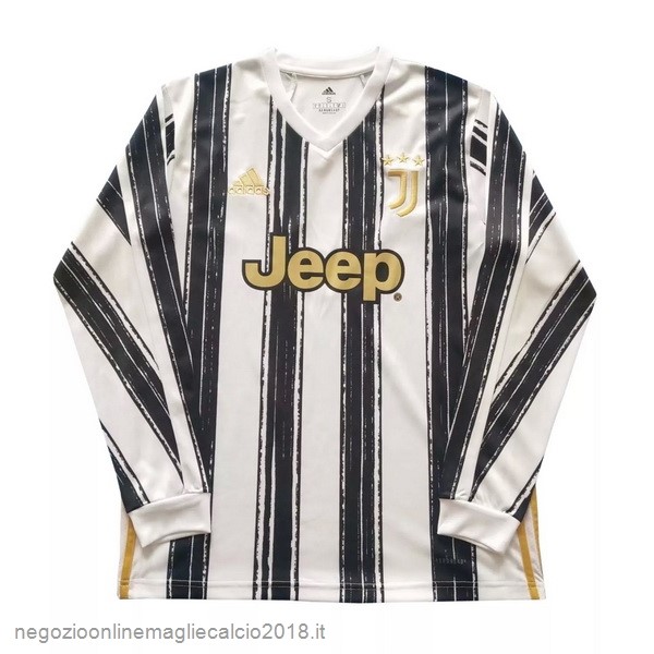 Home Online Manica lunga Juventus 2020/21 Bianco Nero