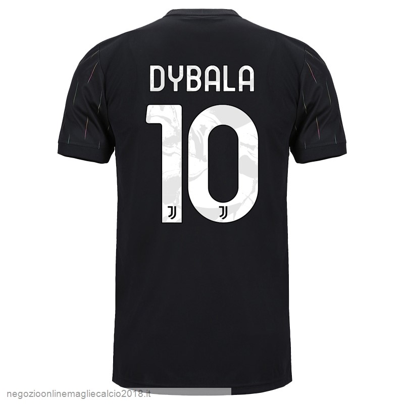 NO.10 Dybala Away Online Maglia Juventus 2021/2022 Nero