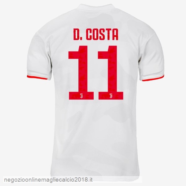 NO.11 D.Costa Away Online Maglie Calcio Juventus 2019/20 Grigio Bianco