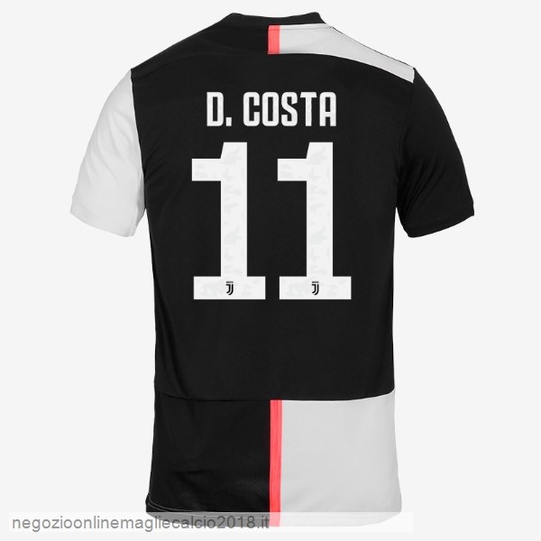 NO.11 D.Costa Home Online Maglie Calcio Juventus 2019/20 Bianco Nero