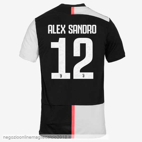 NO.12 Alex Sangro Home Online Maglie Calcio Juventus 2019/20 Bianco Nero