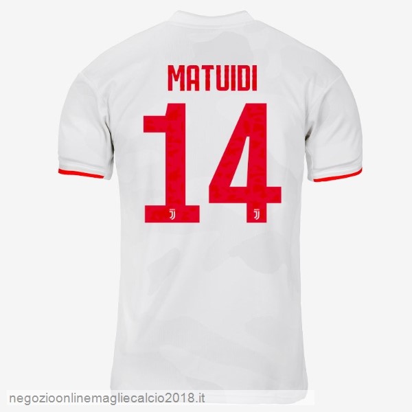NO.14 Matuidi Away Online Maglie Calcio Juventus 2019/20 Grigio Bianco