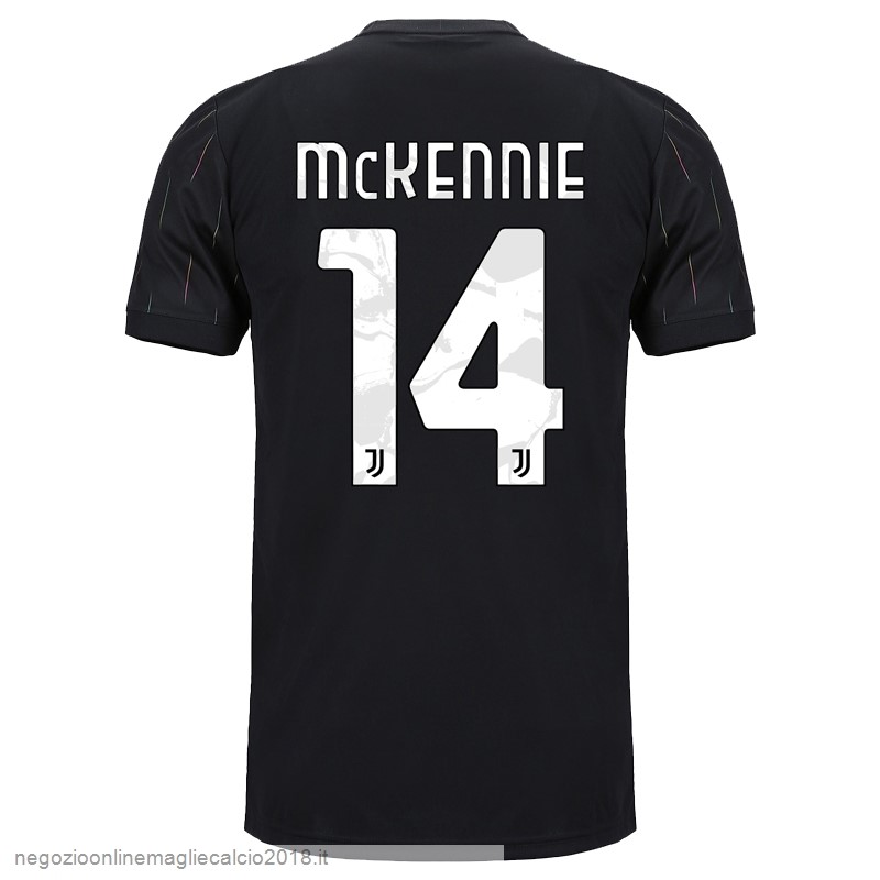 NO.14 McKennie Away Online Maglia Juventus 2021/2022 Nero