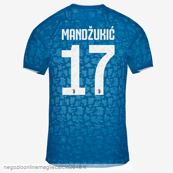 NO.17 Mandzukic Terza Online Maglie Calcio Juventus 2019/20 Blu