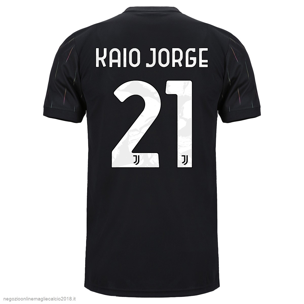 NO.21 Kaio Jorge Away Online Maglia Juventus 2021/2022 Nero