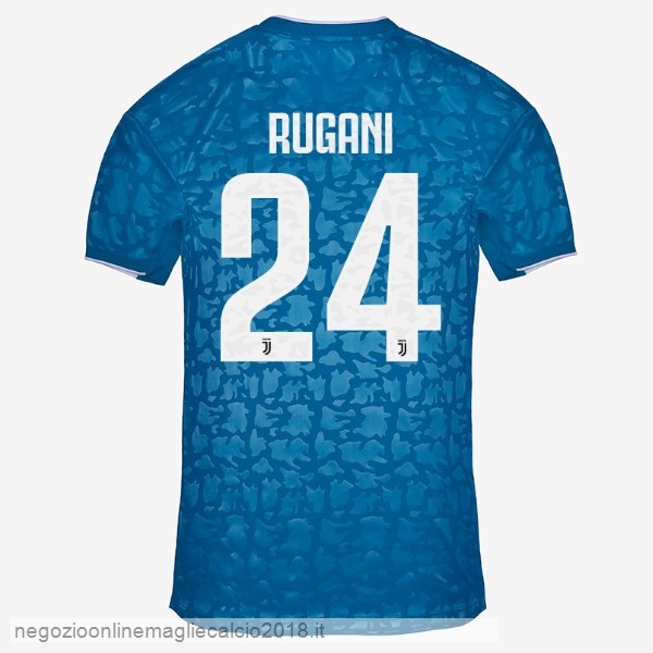 NO.24 Rugani Terza Online Maglie Calcio Juventus 2019/20 Blu