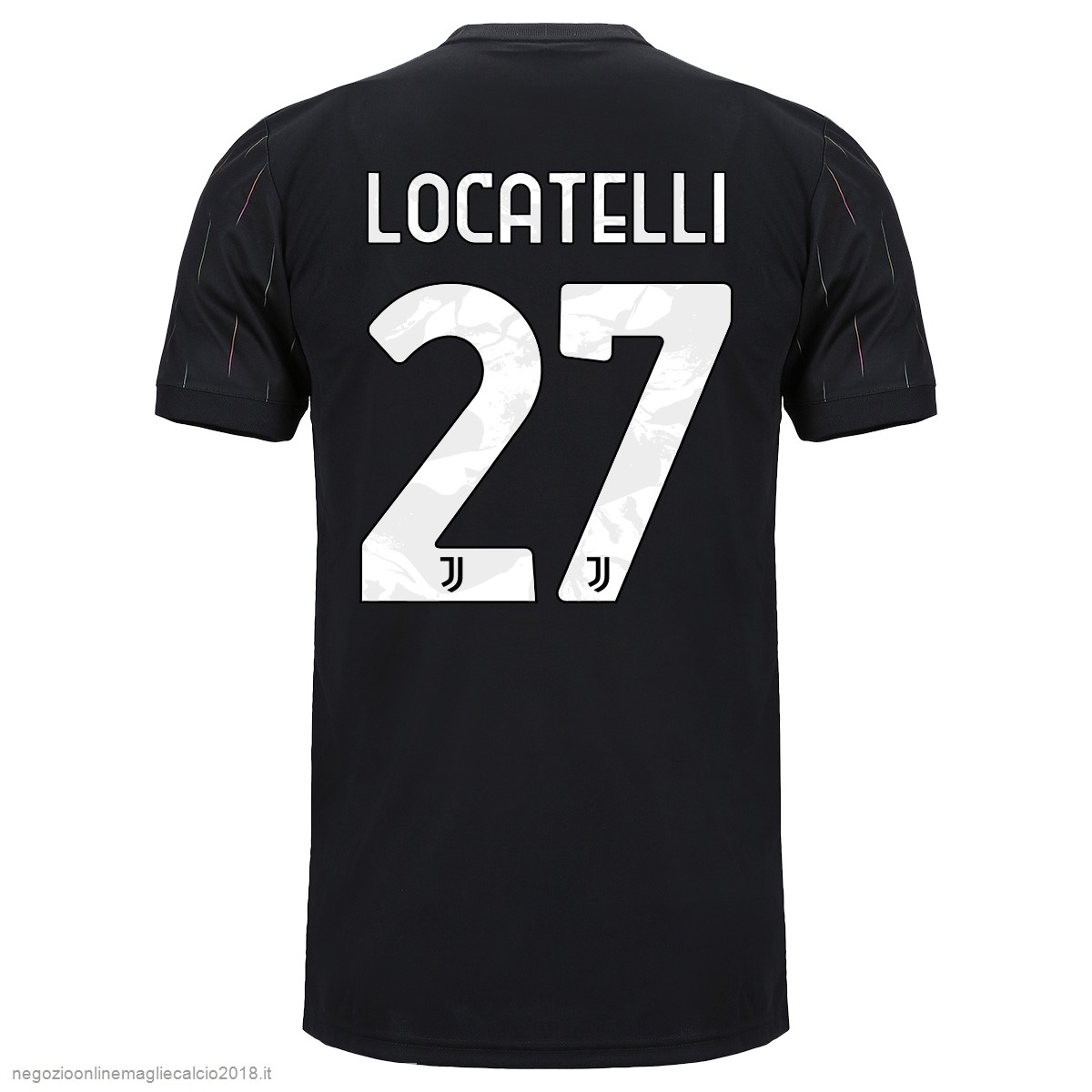 NO.27 Locatelli Away Online Maglia Juventus 2021/2022 Nero