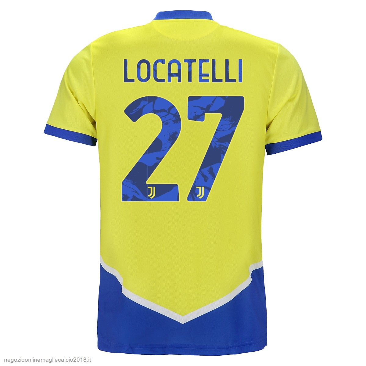 NO.27 Locatelli Terza Online Maglia Juventus 2021/2022 Giallo