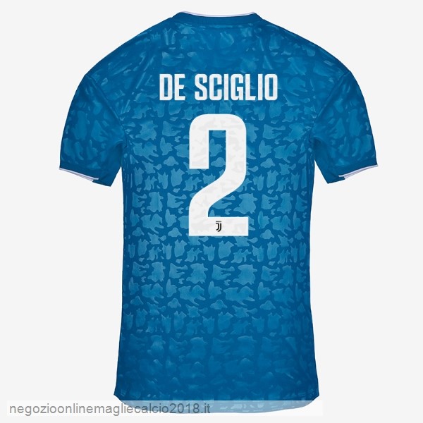 NO.2 De Sciglio Terza Online Maglie Calcio Juventus 2019/20 Blu