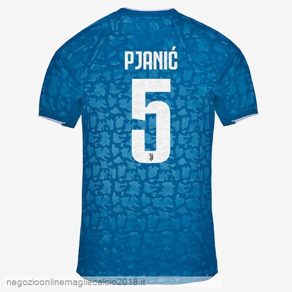 NO.5 Pjanic Terza Online Maglie Calcio Juventus 2019/20 Blu