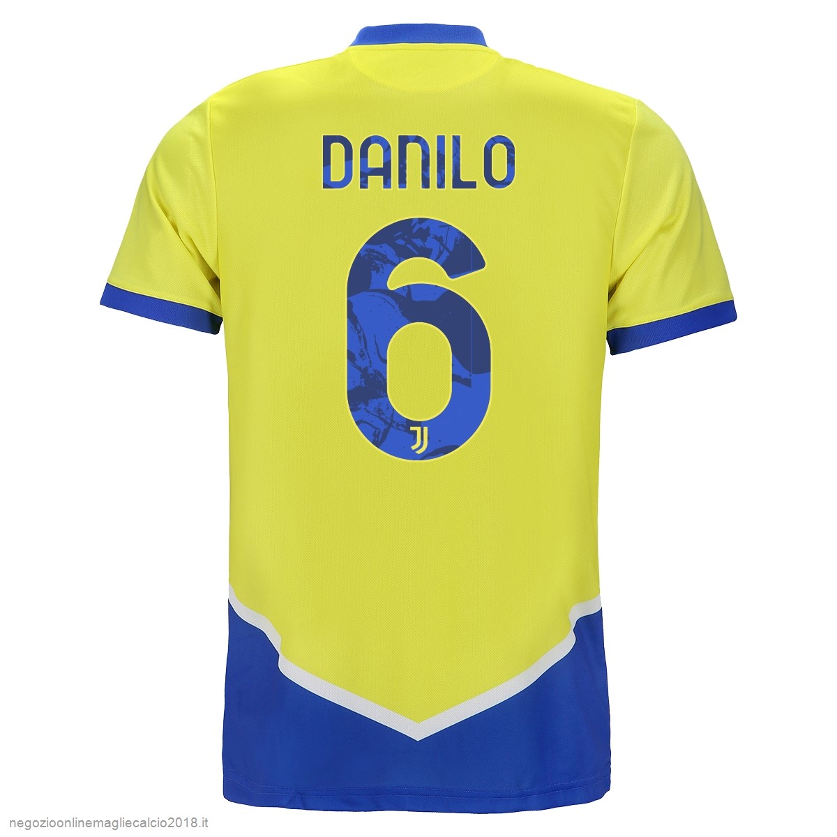 NO.6 Danilo Terza Online Maglia Juventus 2021/2022 Giallo