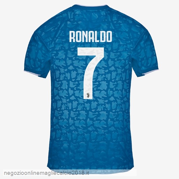 NO.7 Ronaldo Terza Online Maglie Calcio Juventus 2019/20 Blu