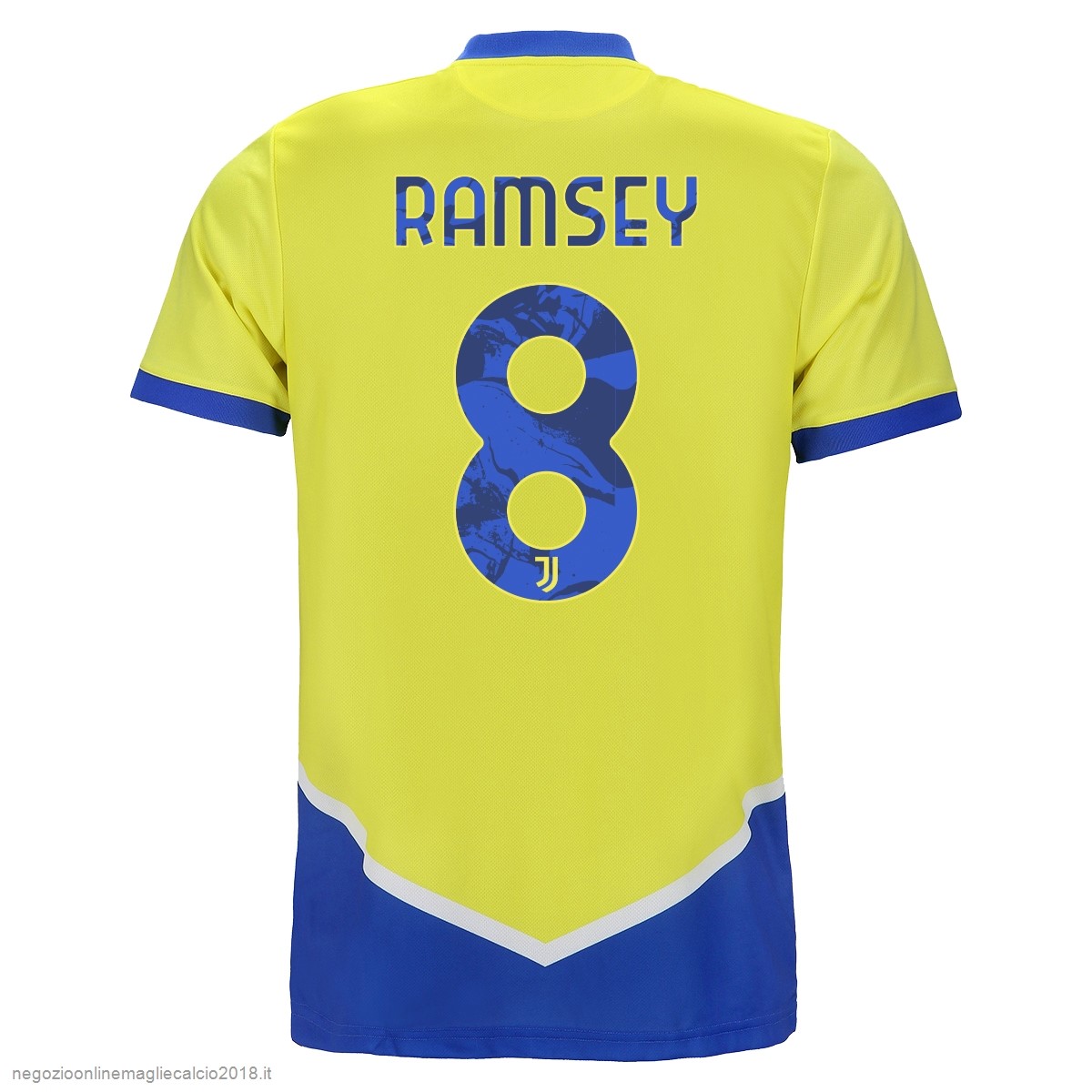 NO.8 Ramsey Terza Online Maglia Juventus 2021/2022 Giallo