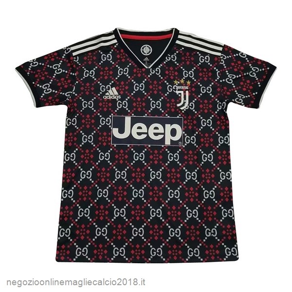 Online speciale Maglie Calcio Juventus 2019/20 Nero Rosso