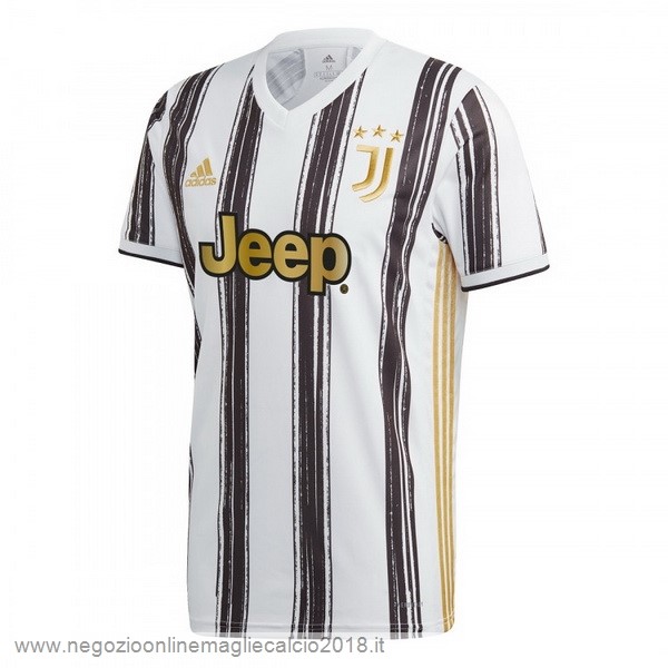 Thailandia Home Online Maglia Juventus 2020/2021 Bianco Nero