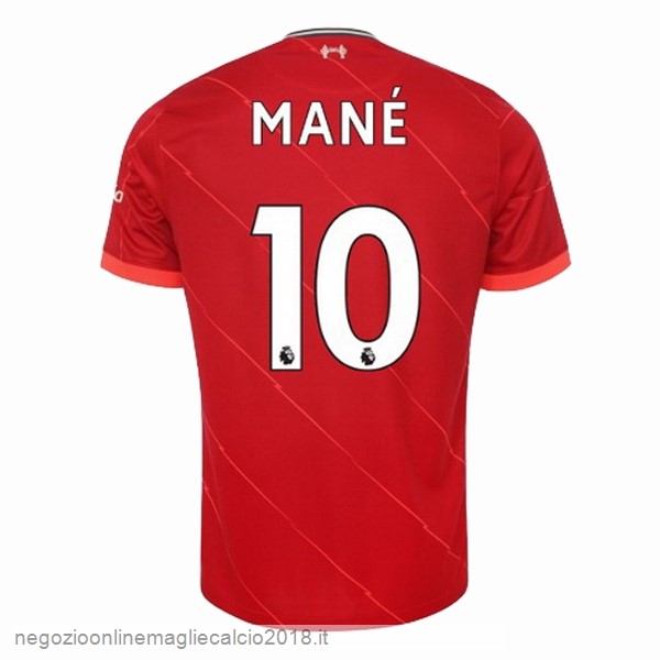 NO.10 Mane Home Online Maglia Liverpool 2021/2022 Rosso