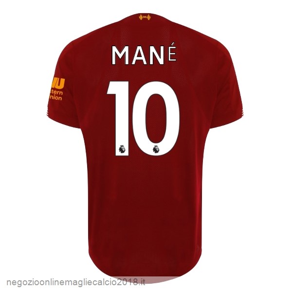 NO.10 Mane Home Online Maglie Calcio Liverpool 2019/20 Rosso