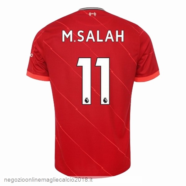 NO.11 M.Salah Home Online Maglia Liverpool 2021/2022 Rosso