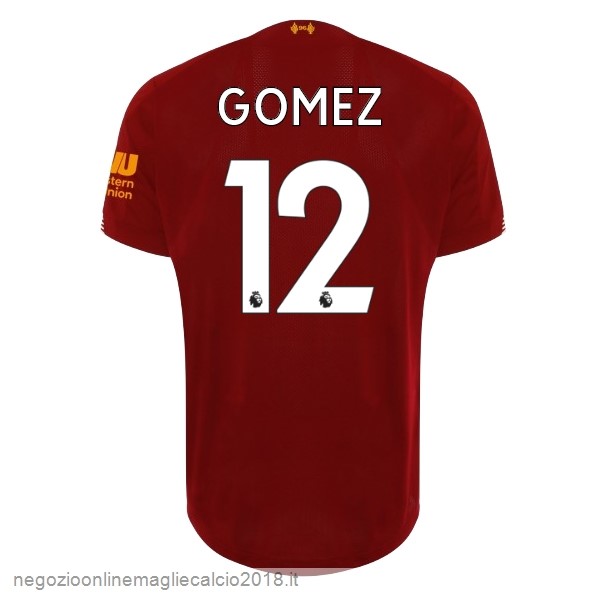 NO.12 Gomez Home Online Maglie Calcio Liverpool 2019/20 Rosso