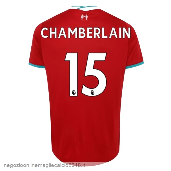 NO.15 Chamberlain Home Online Maglia Liverpool 2020/21 Rosso