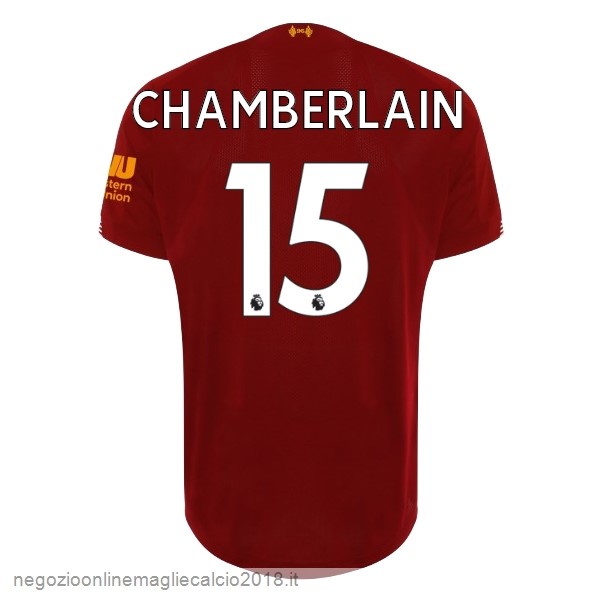 NO.15 Chamberlain Home Online Maglie Calcio Liverpool 2019/20 Rosso