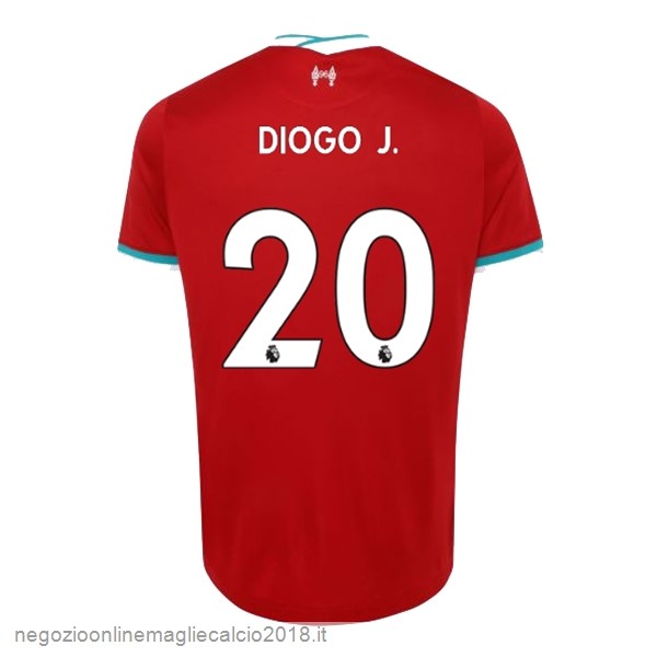 NO.20 Diogo Jota Home Online Maglia Liverpool 2020/21 Rosso