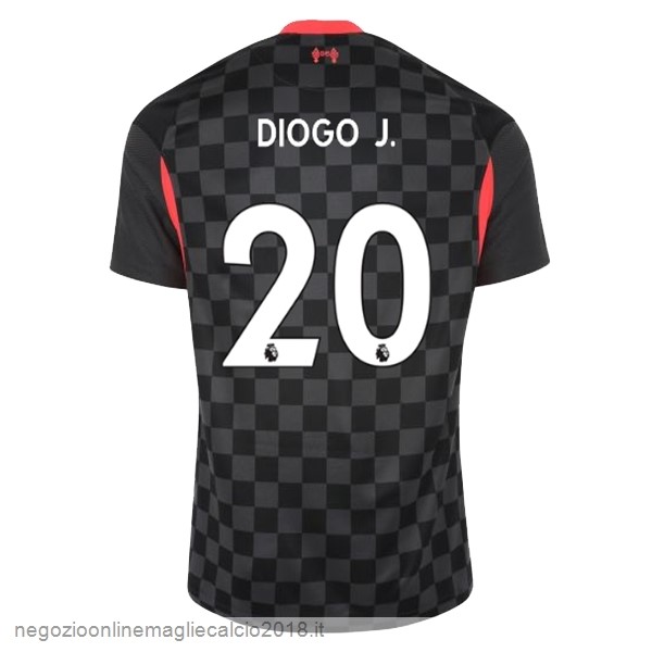 NO.20 Diogo Jota Terza Online Maglia Liverpool 2020/21 Nero